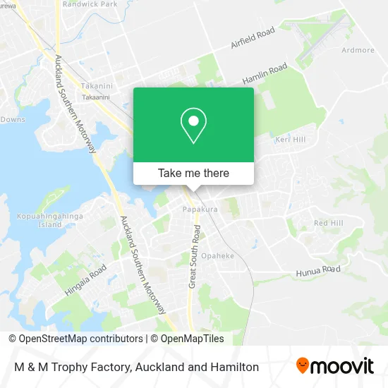 M & M Trophy Factory map