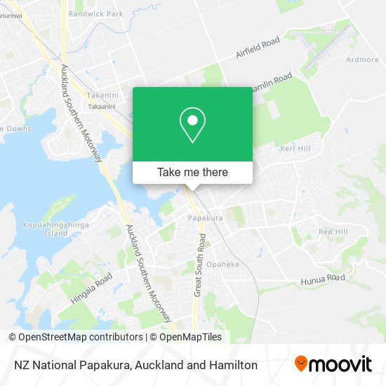 NZ National Papakura地图