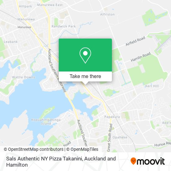 Sals Authentic NY Pizza Takanini地图