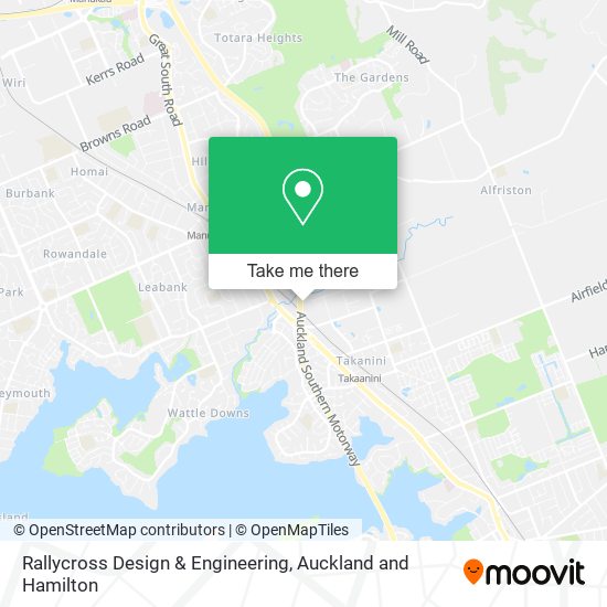 Rallycross Design & Engineering map