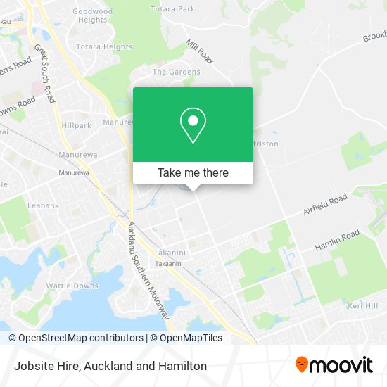 Jobsite Hire map