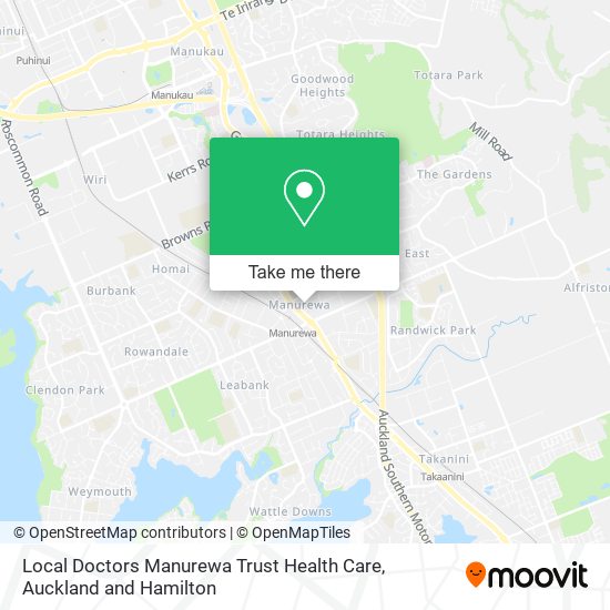 Local Doctors Manurewa Trust Health Care map