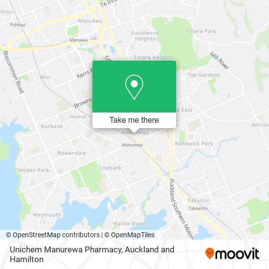 Unichem Manurewa Pharmacy地图