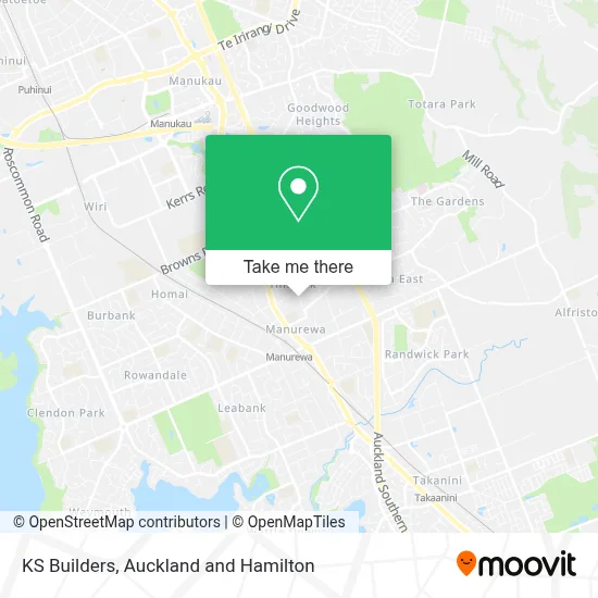 KS Builders map