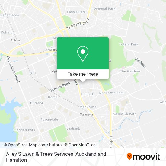 Alley S Lawn & Trees Services map
