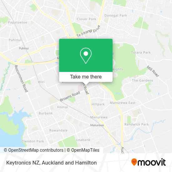 Keytronics NZ map