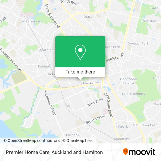 Premier Home Care map