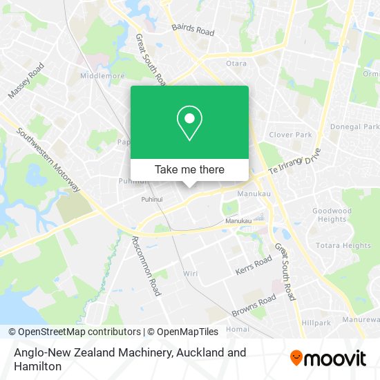 Anglo-New Zealand Machinery地图