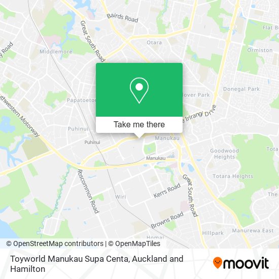 Toyworld Manukau Supa Centa map