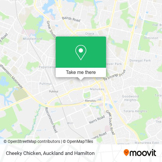 Cheeky Chicken map