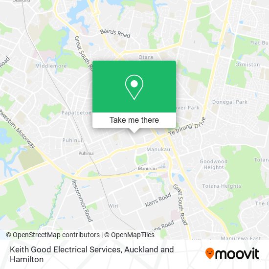 Keith Good Electrical Services map