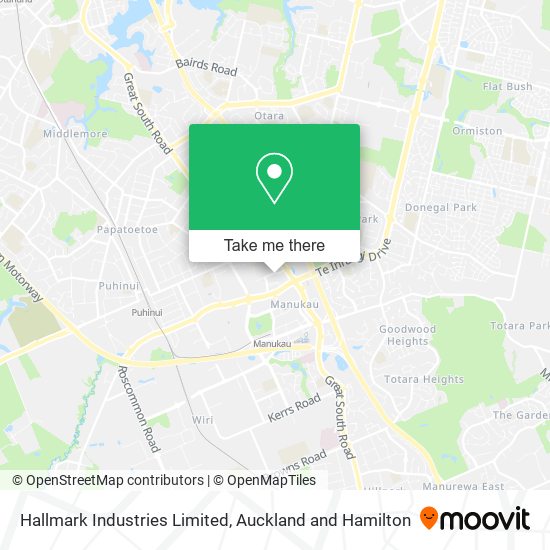 Hallmark Industries Limited map