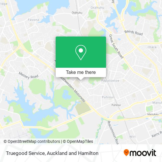 Truegood Service map