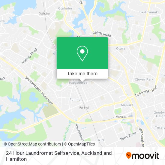 24 Hour Laundromat Selfservice map