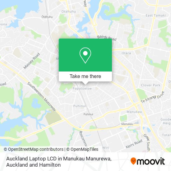 Auckland Laptop LCD in Manukau Manurewa地图