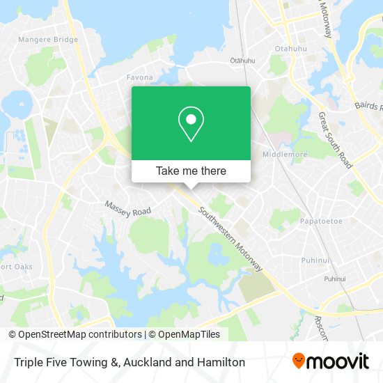 Triple Five Towing & map