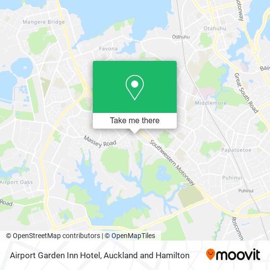 Airport Garden Inn Hotel map