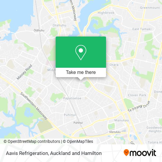 Aavis Refrigeration map