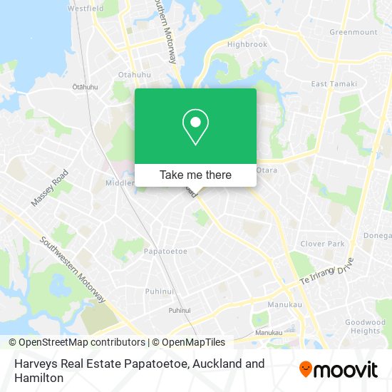 Harveys Real Estate Papatoetoe地图