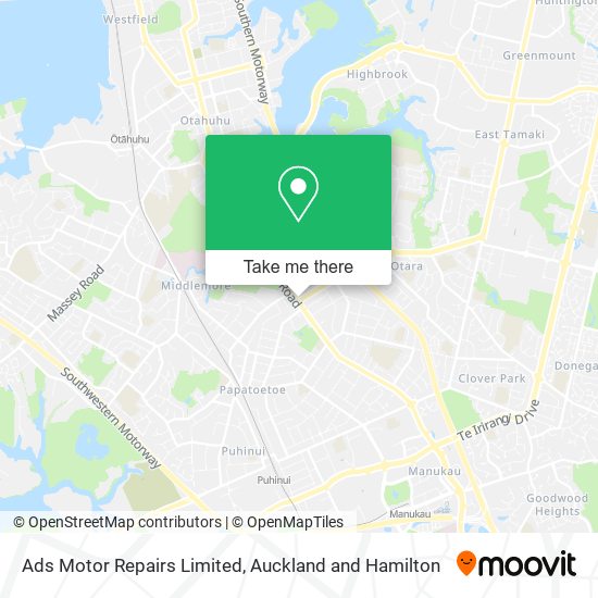 Ads Motor Repairs Limited map