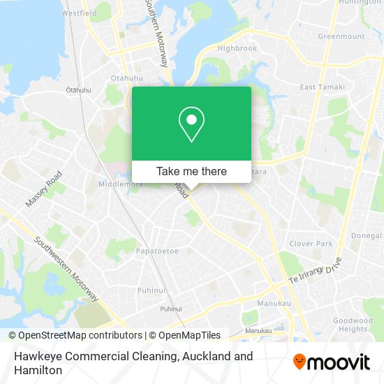 Hawkeye Commercial Cleaning map