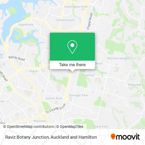 Raviz Botany Junction map