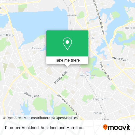 Plumber Auckland map