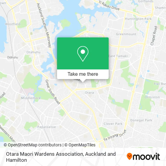 Otara Maori Wardens Association map
