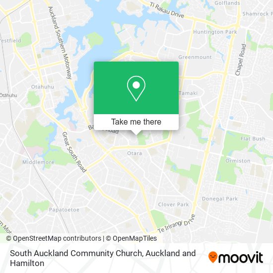 South Auckland Community Church map