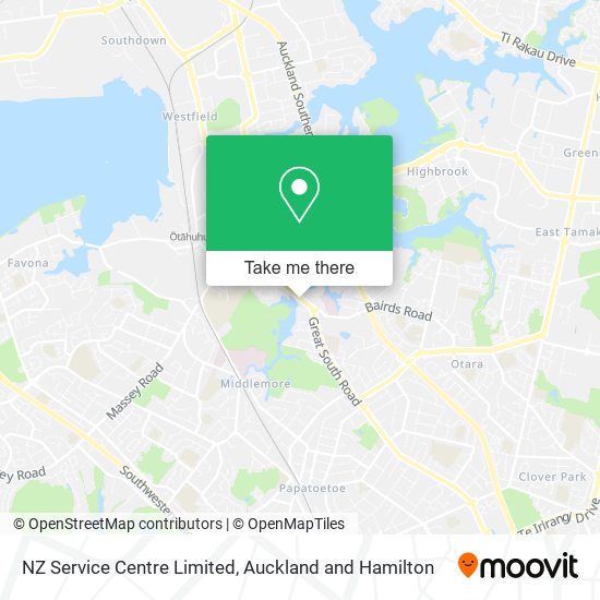 NZ Service Centre Limited map