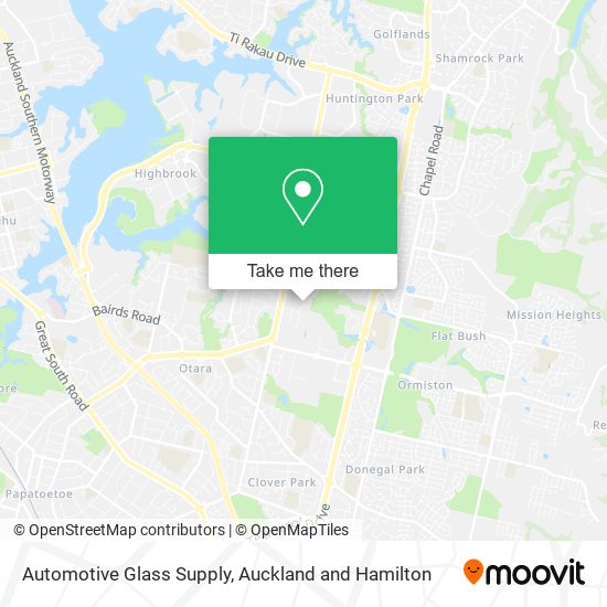 Automotive Glass Supply map