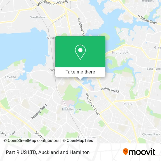 Part R US LTD map