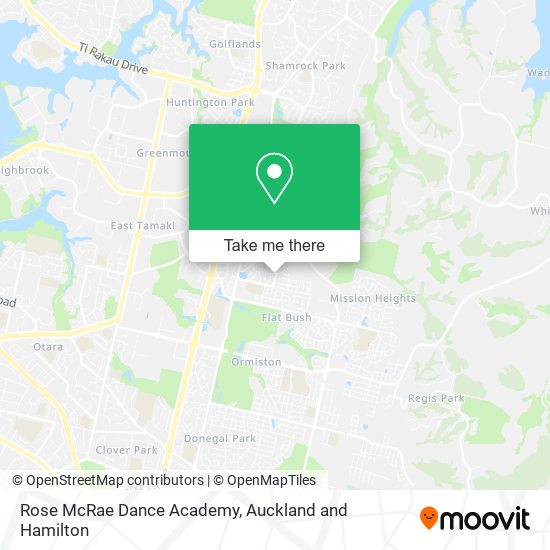 Rose McRae Dance Academy map