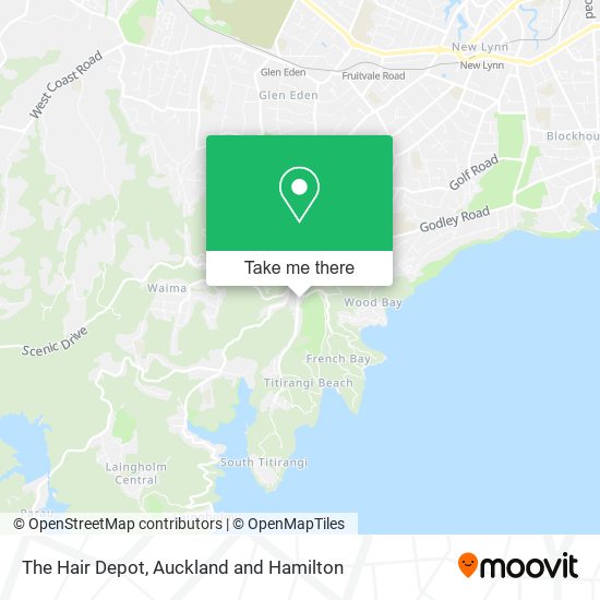 The Hair Depot map