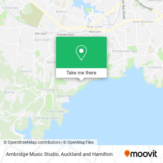 Ambridge Music Studio map