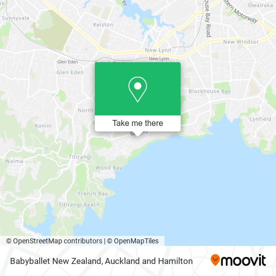 Babyballet New Zealand地图