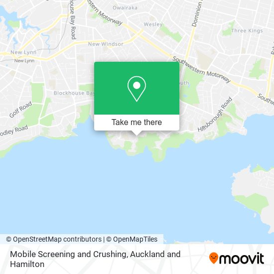 Mobile Screening and Crushing地图