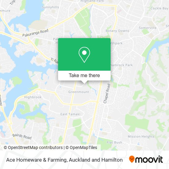 Ace Homeware & Farming map