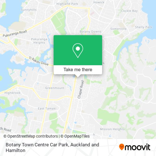 Botany Town Centre Car Park地图