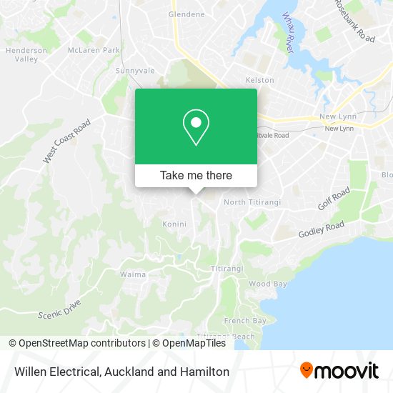 Willen Electrical map