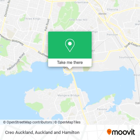 Creo Auckland map