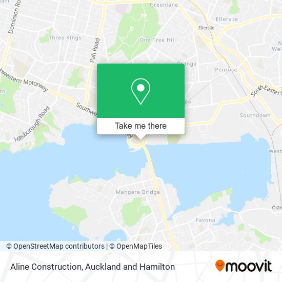 Aline Construction map