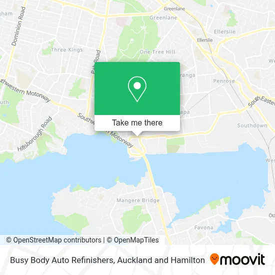 Busy Body Auto Refinishers map
