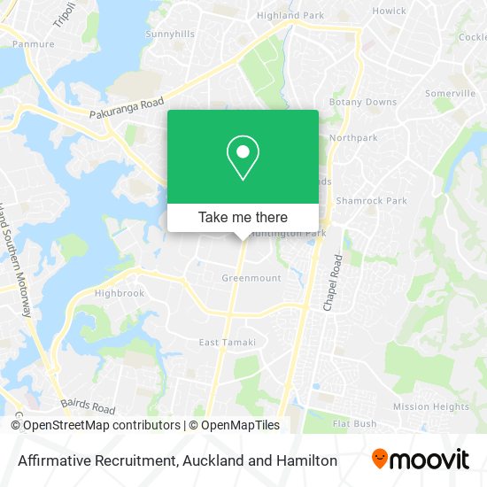 Affirmative Recruitment map