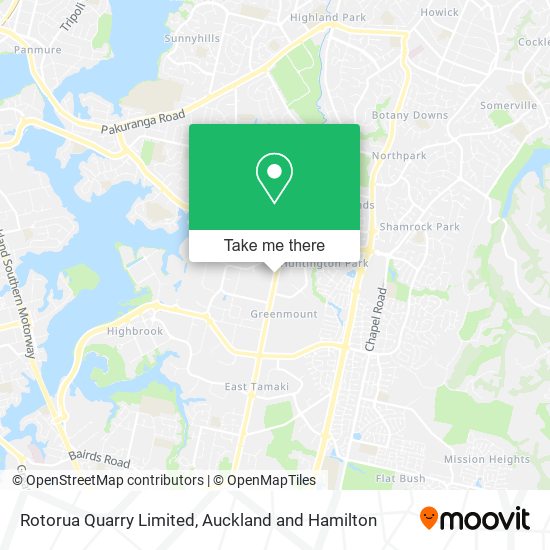 Rotorua Quarry Limited map