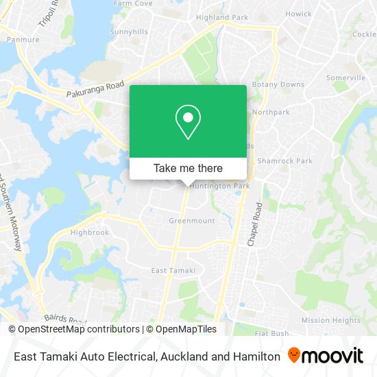 East Tamaki Auto Electrical map