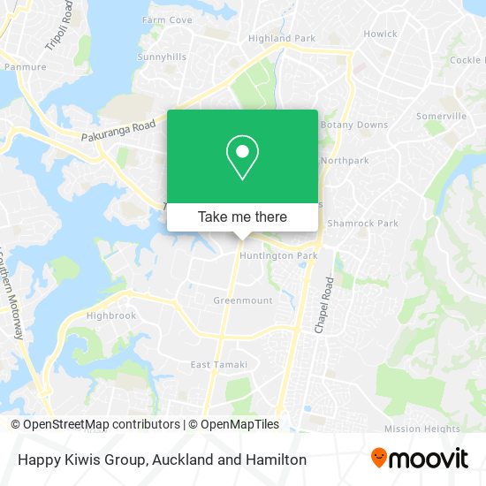 Happy Kiwis Group map