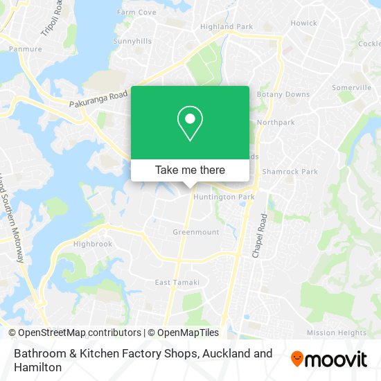 Bathroom & Kitchen Factory Shops map