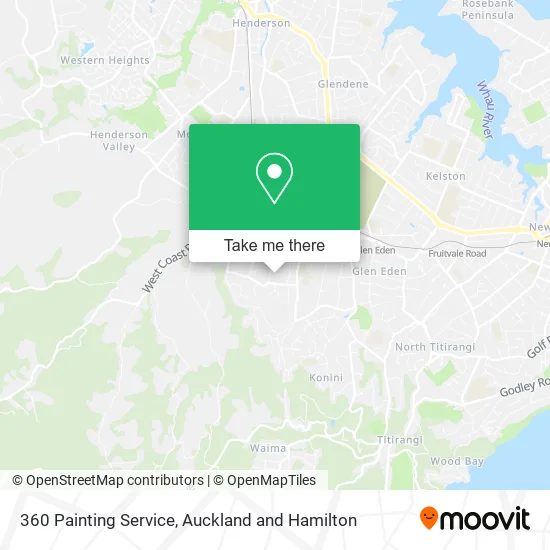 360 Painting Service map
