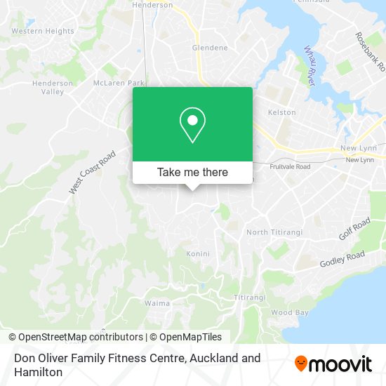 Don Oliver Family Fitness Centre地图